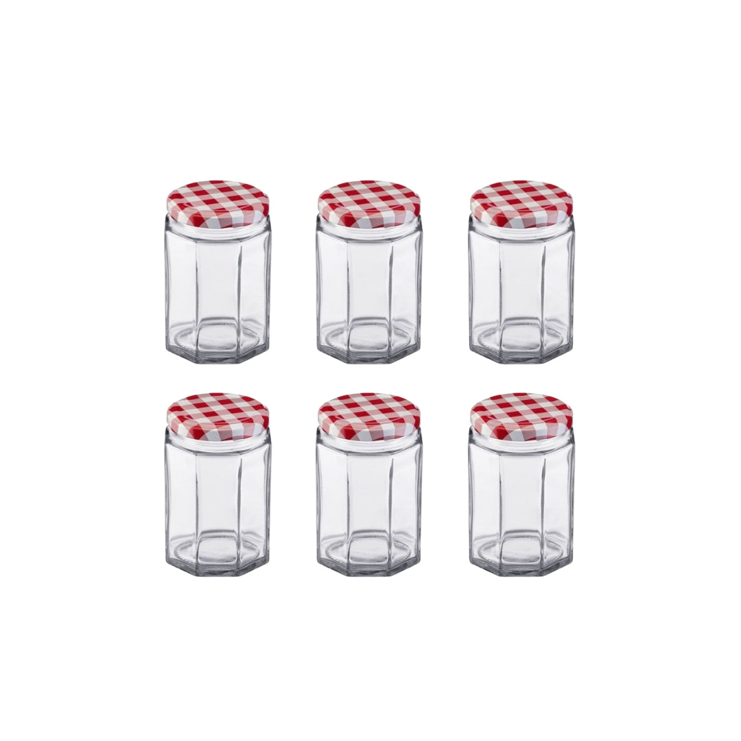 Westmark Krukkur glas v/ loki 270ml Ø63mm 6stk