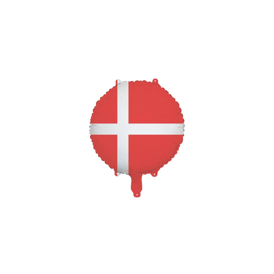 Ballón foliu Danska flaggið 35cm