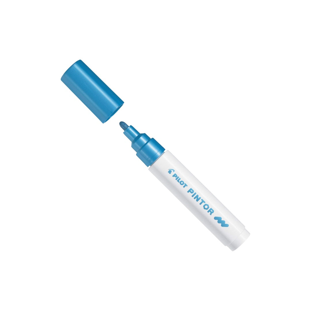 Tussj Medium 1,4mm Metalliskt Blátt Pilot Pintor