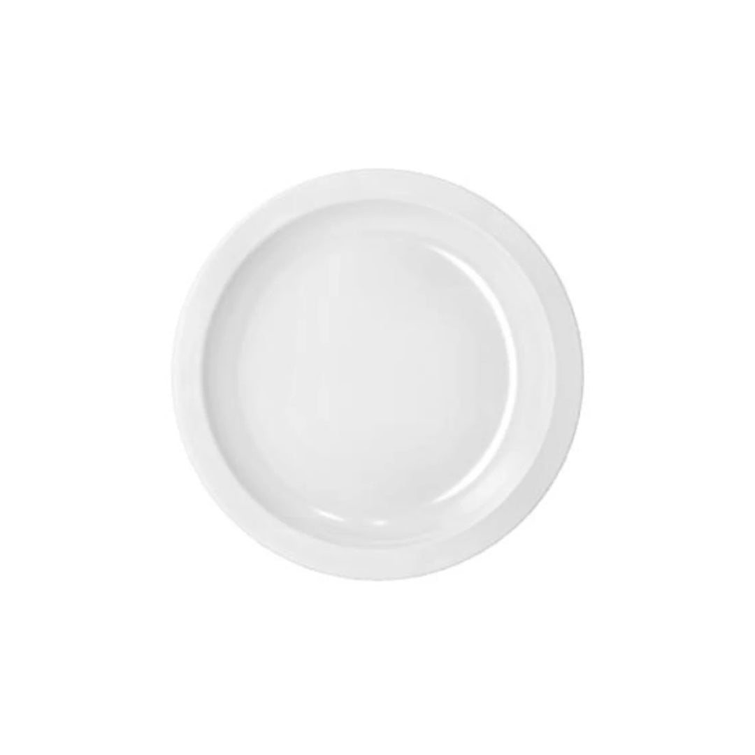 Tallerkar Ø25cm 50stk|kar8 Plast hvítir