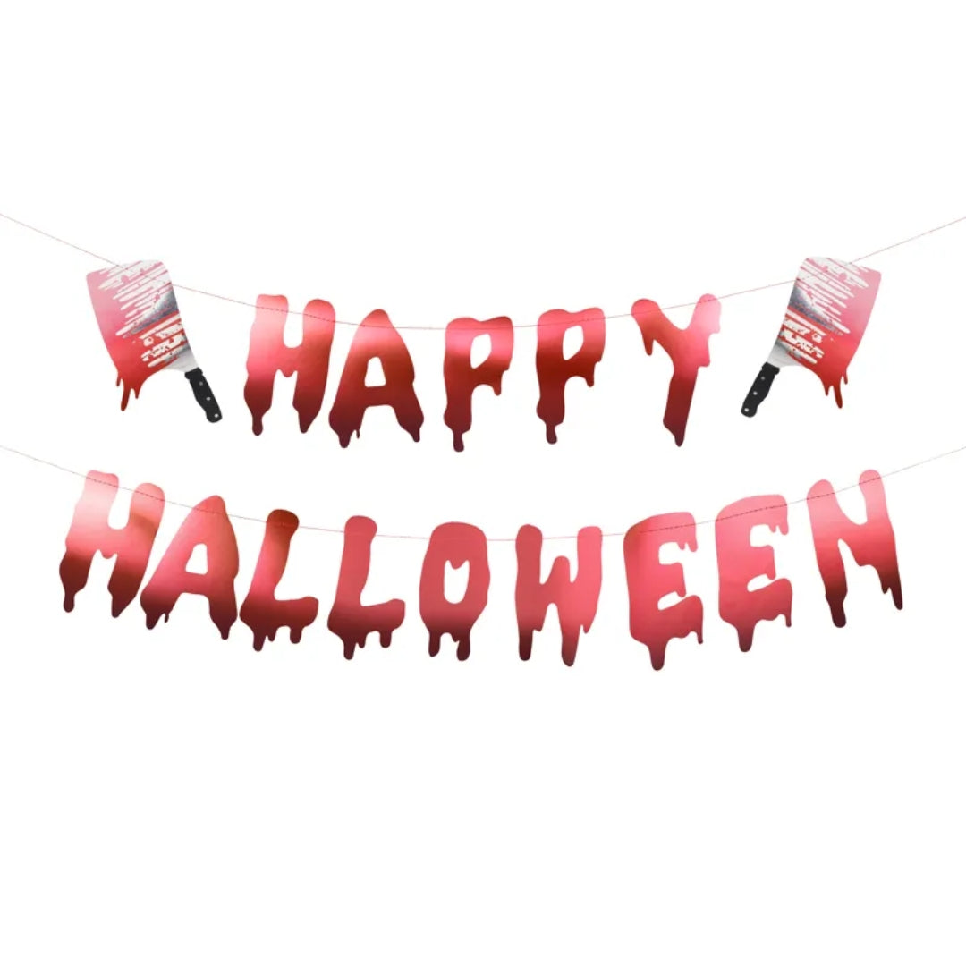 Bannari Happy Halloween with cleavers 120cm