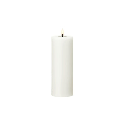 LED Blokkljós Ø7,5cm 20cm Hvítt t/battarí Ester &amp; Erik