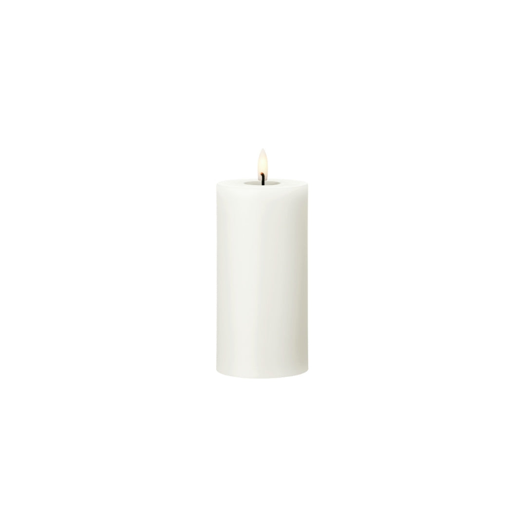 LED Blokkljós Ø7,5cm 15cm Hvítt t/battarí Ester &amp; Erik