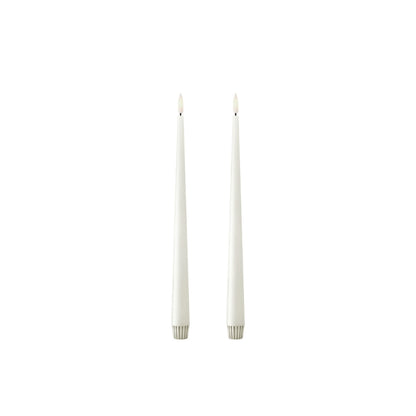 LED stakaljós 30cm 2stk hvít t/battarí