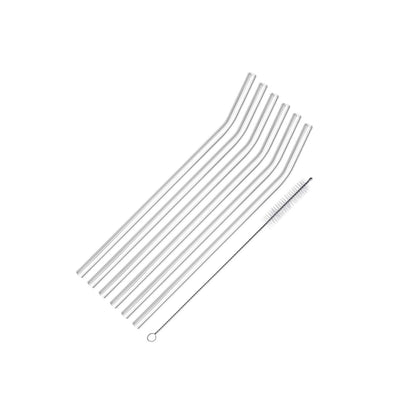 Westmark súgvirør glas v/bend 20cm 6stk