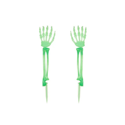 Lýsa í myrkri skeletthendur Halloween 46cm