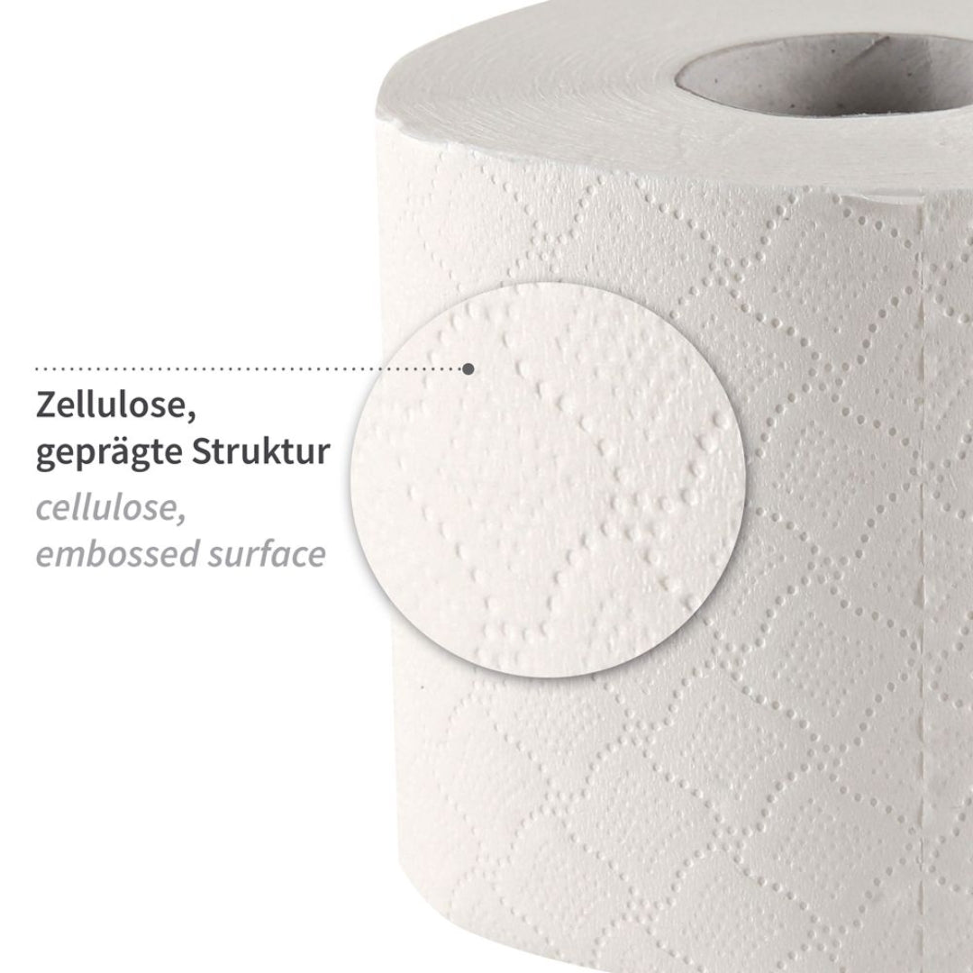 Vesipapír 3lag 250bløð 8rull 100% cellulosa FSC