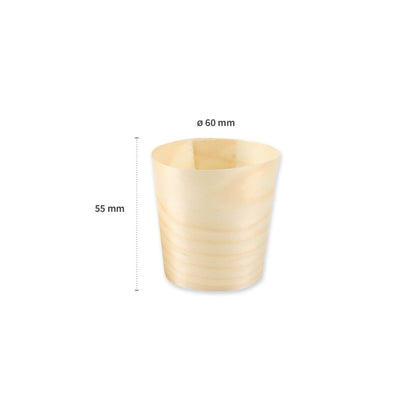Brellbitaskál Ø6 H5,5cm 50stk|kar10 Fura