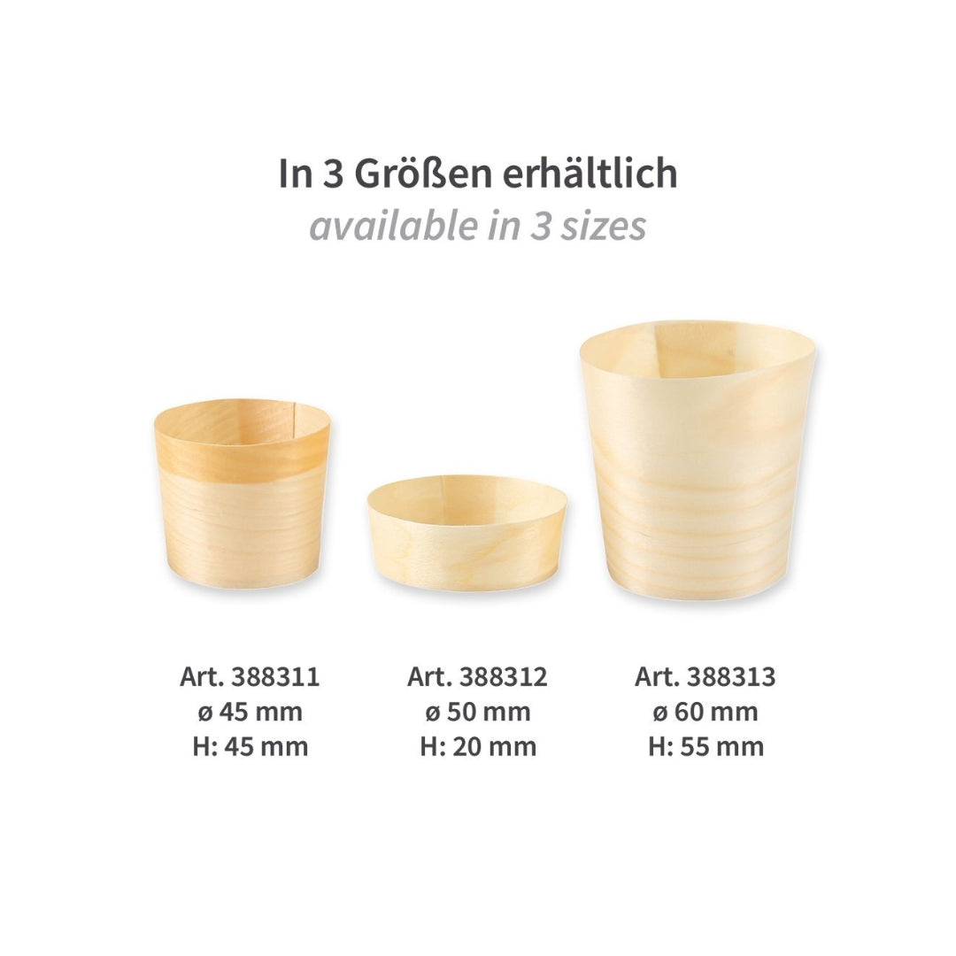 Brellbitaskál Ø6 H5,5cm 50stk|kar10 Fura