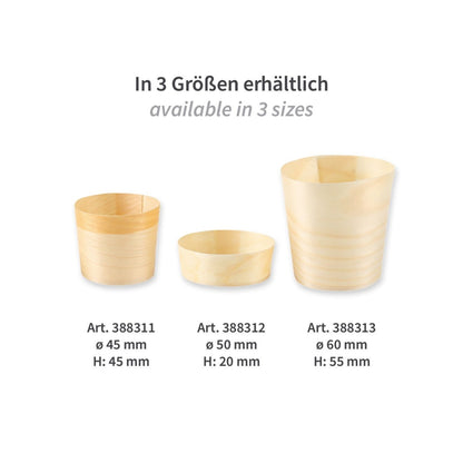 Brellbitaskál Ø6 H5,5cm 50stk|kar10 Fura