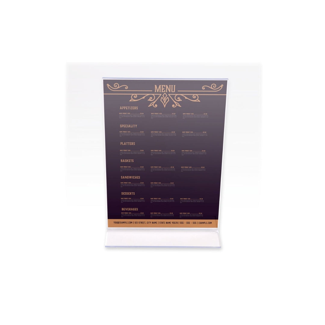 Skeltishaldari Tskap A5 L21 B14cm 1stk Plast