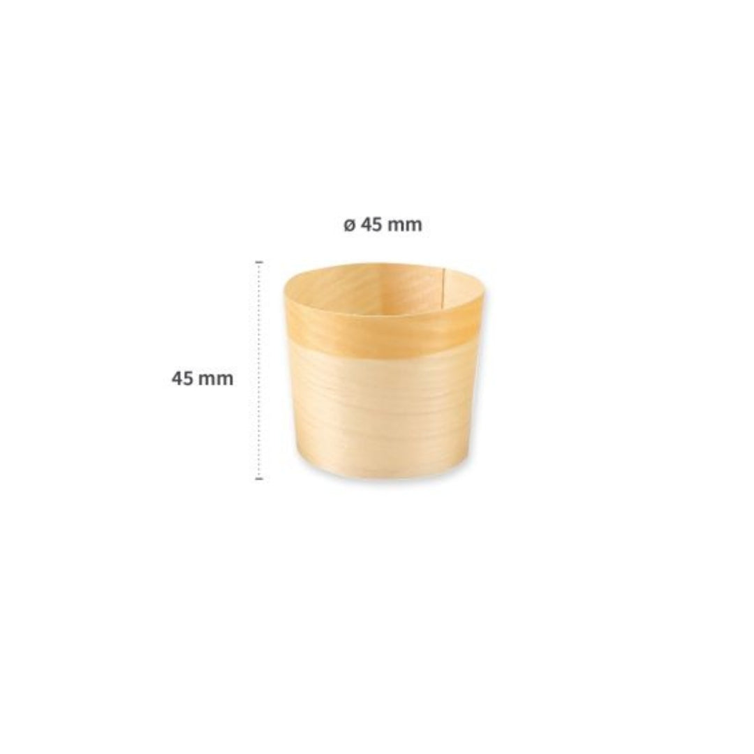 Brellbitaskál Ø4,5 H4,5cm 50stk|kar10 Fura