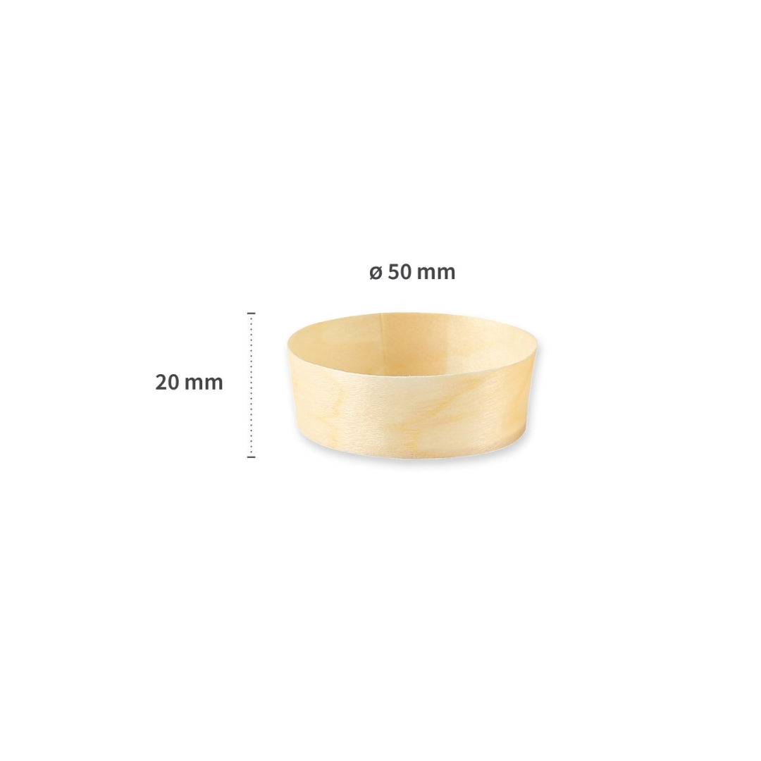 Brellbitaskál Ø5 H2cm 50stk|kar10 Fura