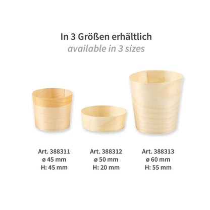 Brellbitaskál Ø5 H2cm 50stk|kar10 Fura
