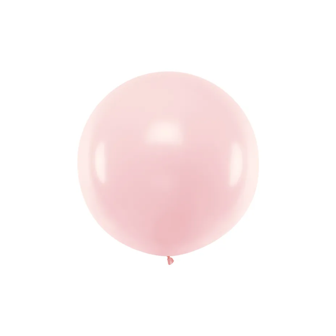 Ballón Rund 1m 1stk Ljóst pink
