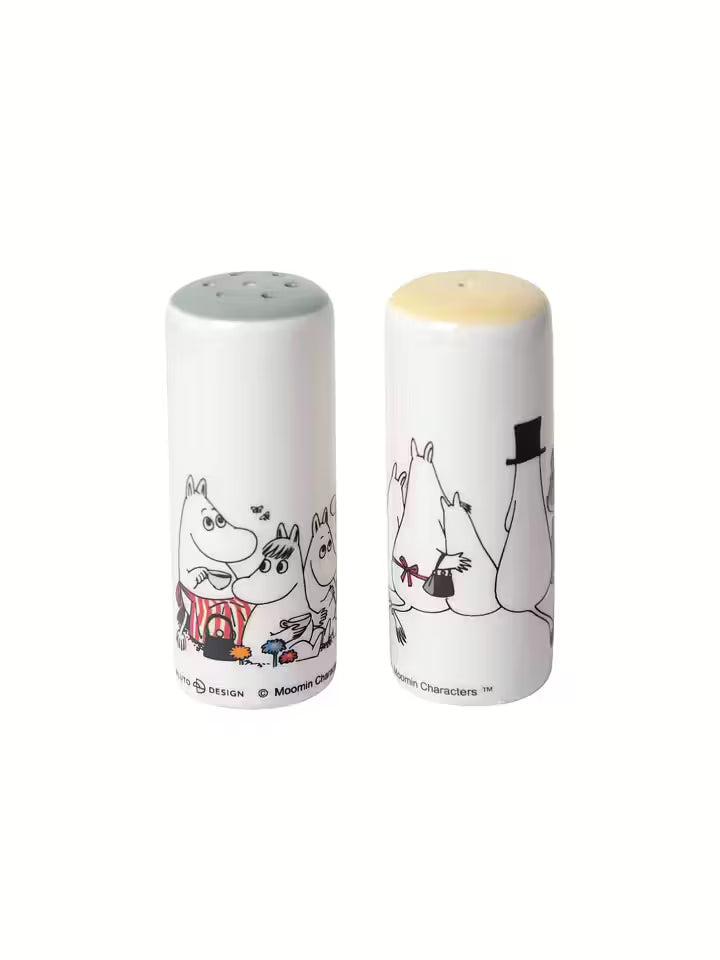 Salt &amp; pipar bússur H8cm Mumi Love Keramikk