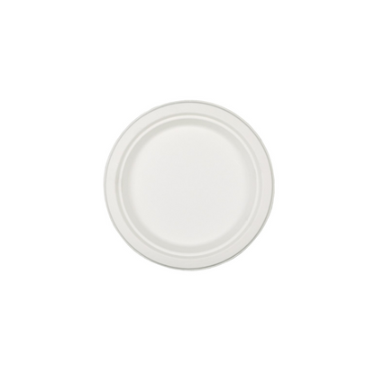Tallerkar Ø23cm 125stk Bagasse Kompost Biopak