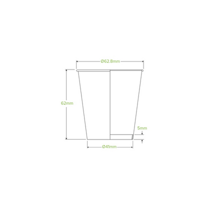 Biopak pappbikar 12cl 1lag komp. &quot;Green cup&quot; 50stk|40