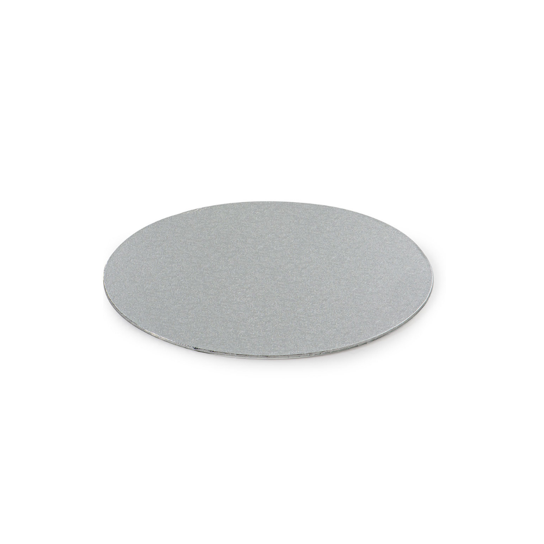 Decora Køku/mat kartong Silvur Ø25cm H3mm