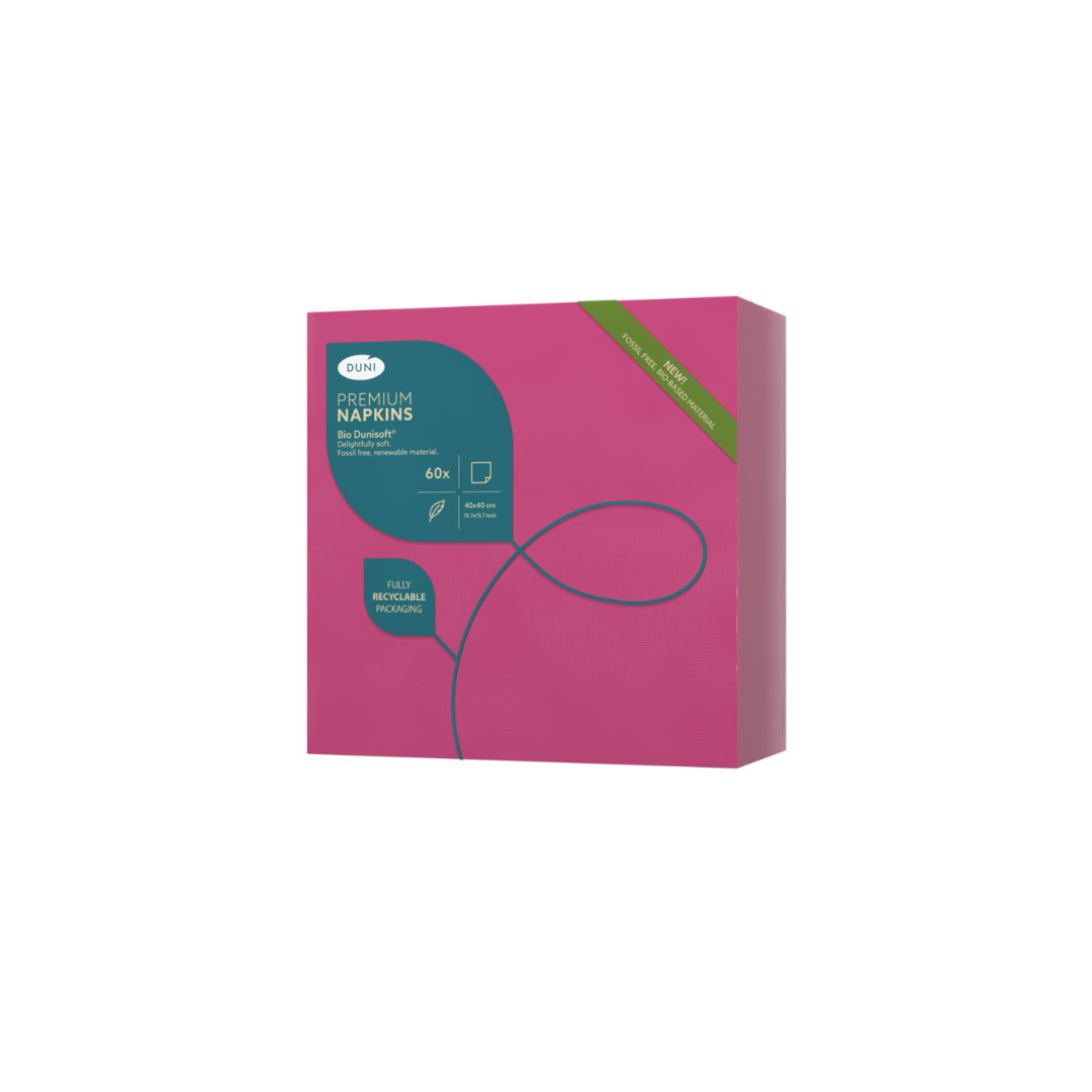 Dunisoft serv.40cm 60stk|Kart/12 Fuchsia