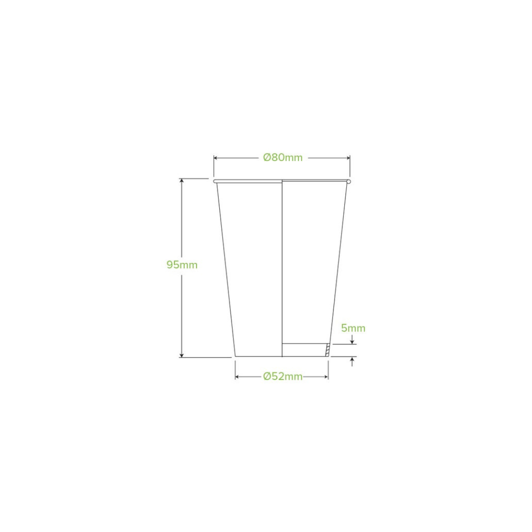 Pappbikar 24cl 1lag Aqueous heimakomp.