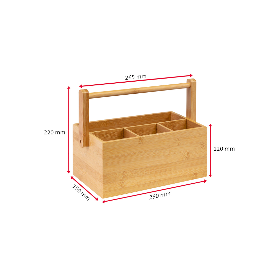 Westmark Bestikkkassi træ 4rúm 28x15x22