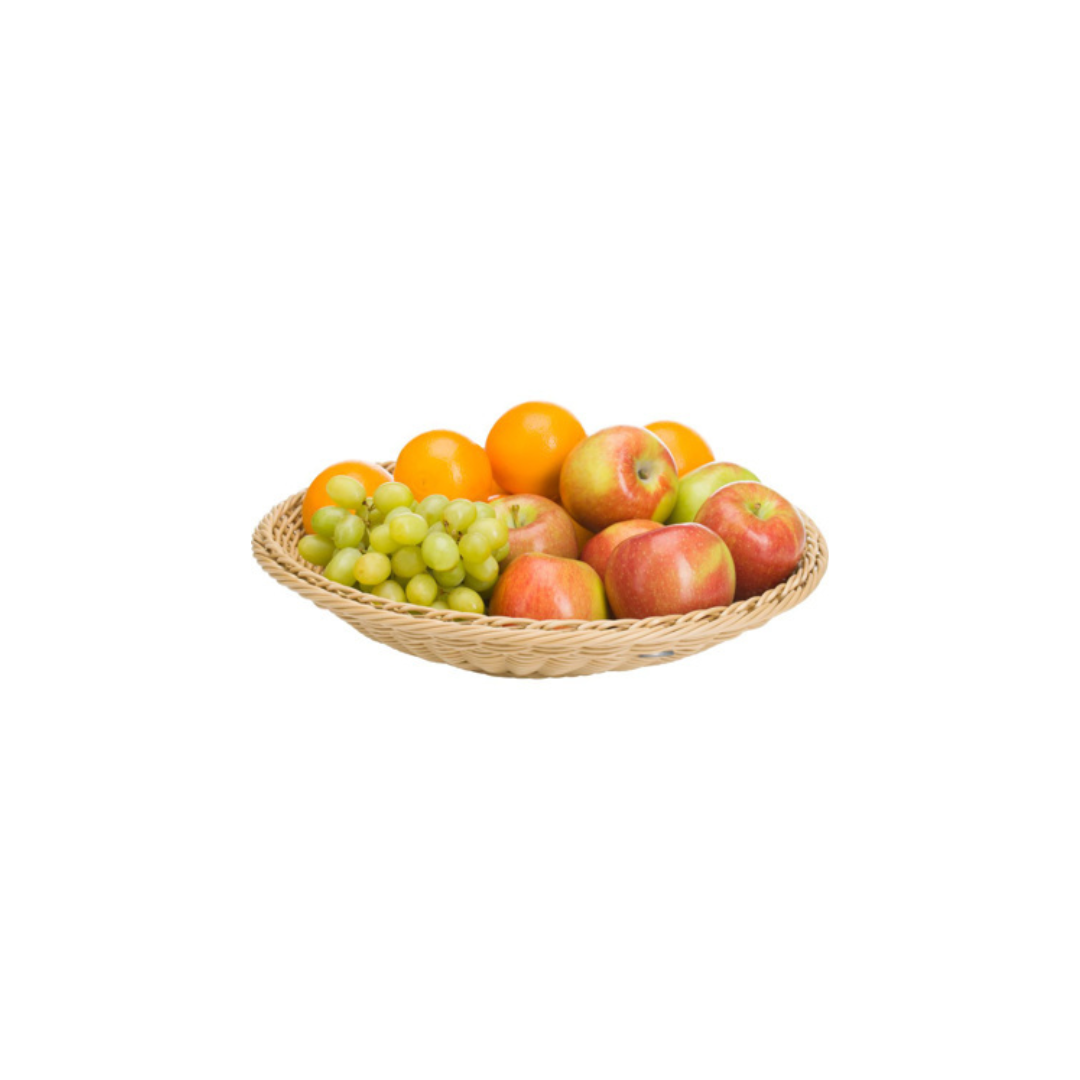 Westmark Kurv t/gastro PP Ø38x7,5cm lj.brún