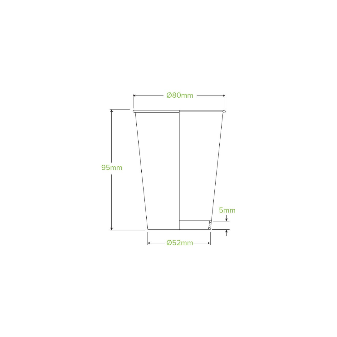 Pappbikar 28cl 1lag Aqua &quot;Green cup&quot; 50stk|kar20