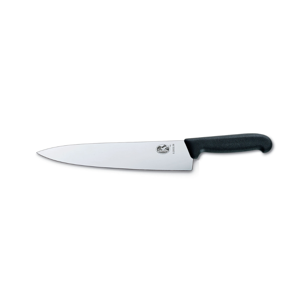 Victorinox Kokkaknívur 28cm Svart Fibrox