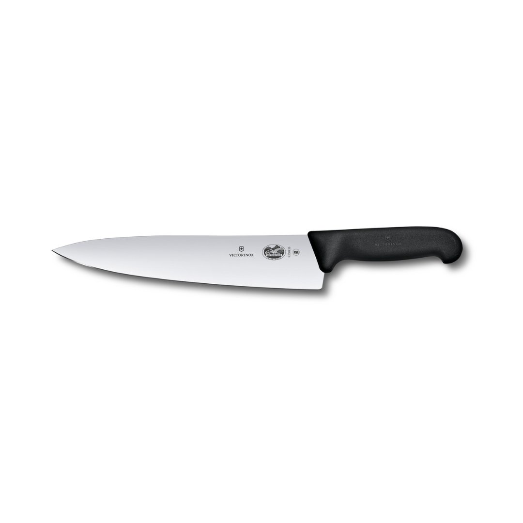 Victorinox Kokkaknívur 25cm svartur Fibrox