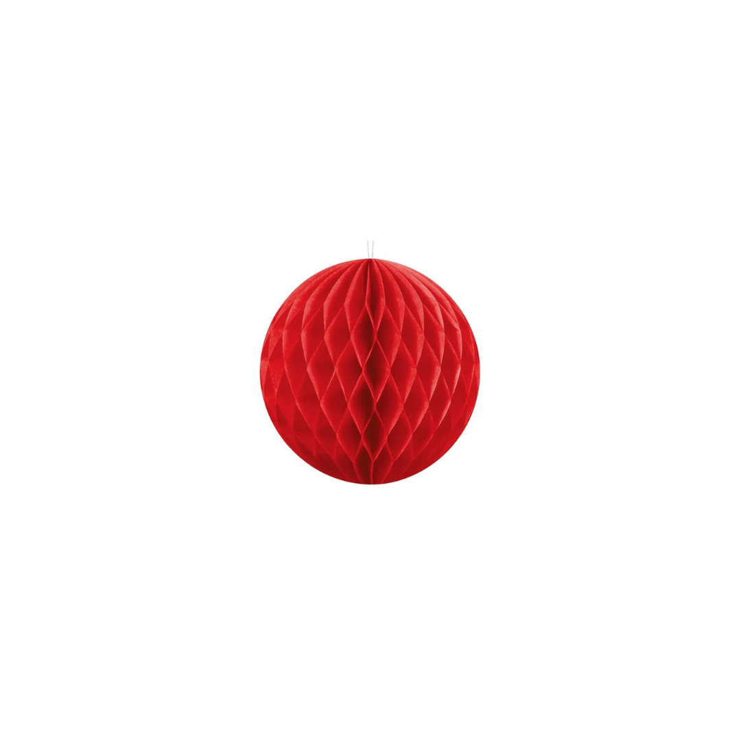 Partydeco Honeycomb Ball reyð 10cm 1stk