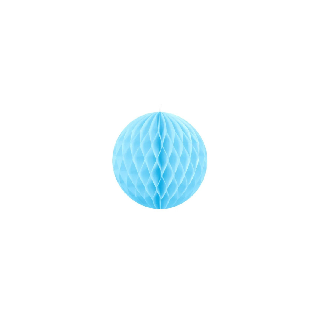 Partydeco Honeycomb Ball sky-blátt 10cm 1stk