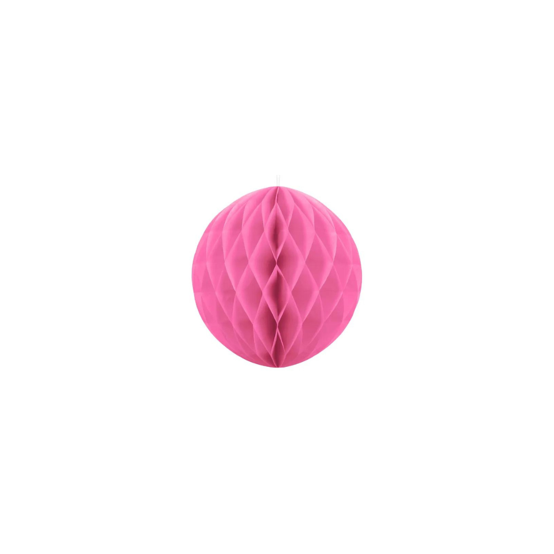 Partydeco Honeycomb Ball pink 20cm 1stk