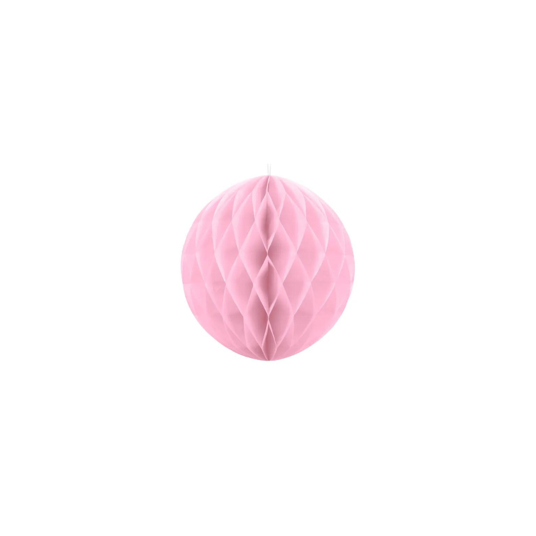 Partydeco Honeycomb Ball ljóst pink 30cm 1stk
