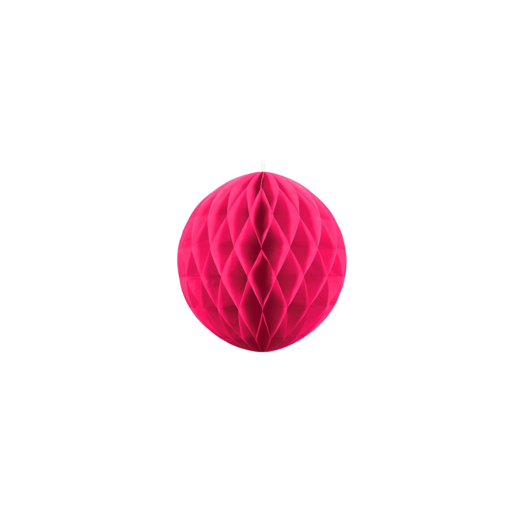 Partydeco Honeycomb Ball myrka pink 30cm 1stk