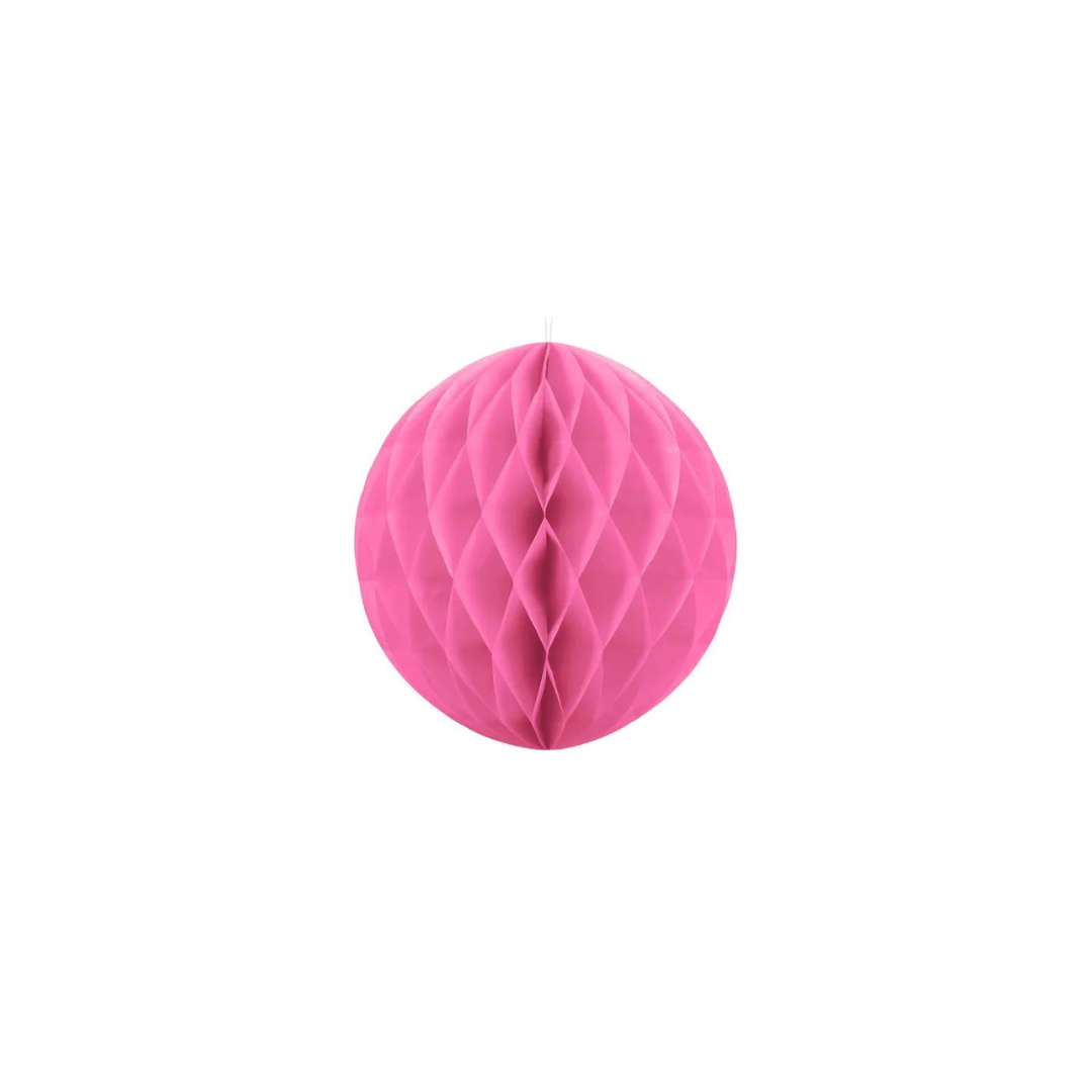 Partydeco Honeycomb pink 40 cm