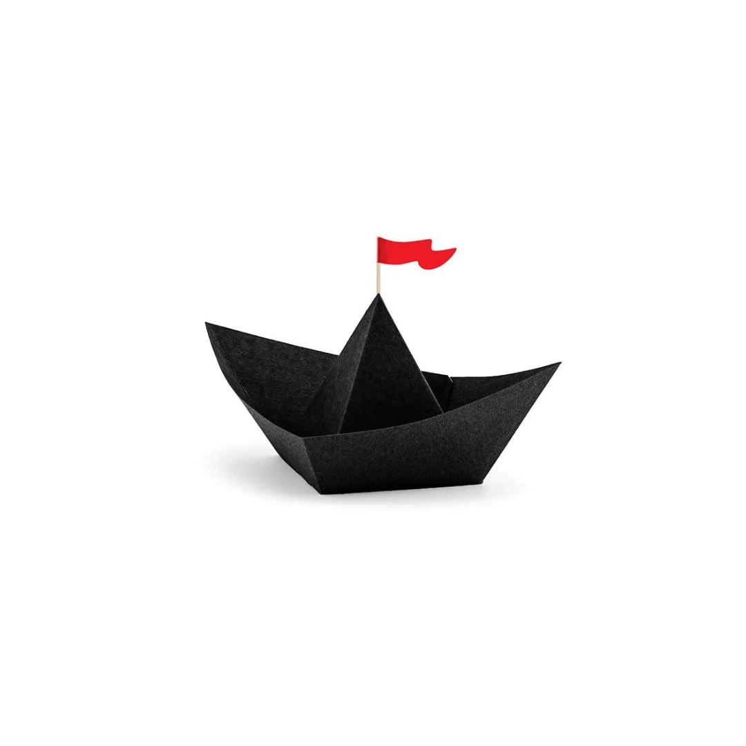 Partydeco Pirat party-boats 19x10x14cm 6stk