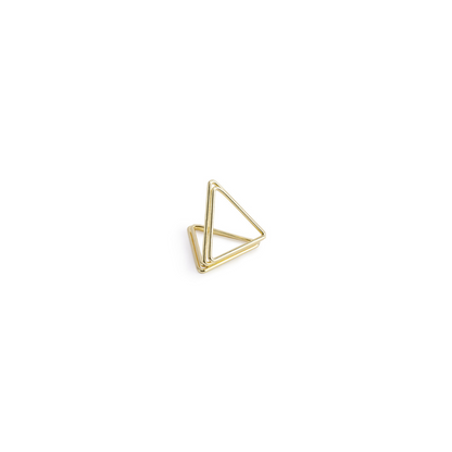 Partydeco Korthaldari triangle gull 2,3cm 10stk