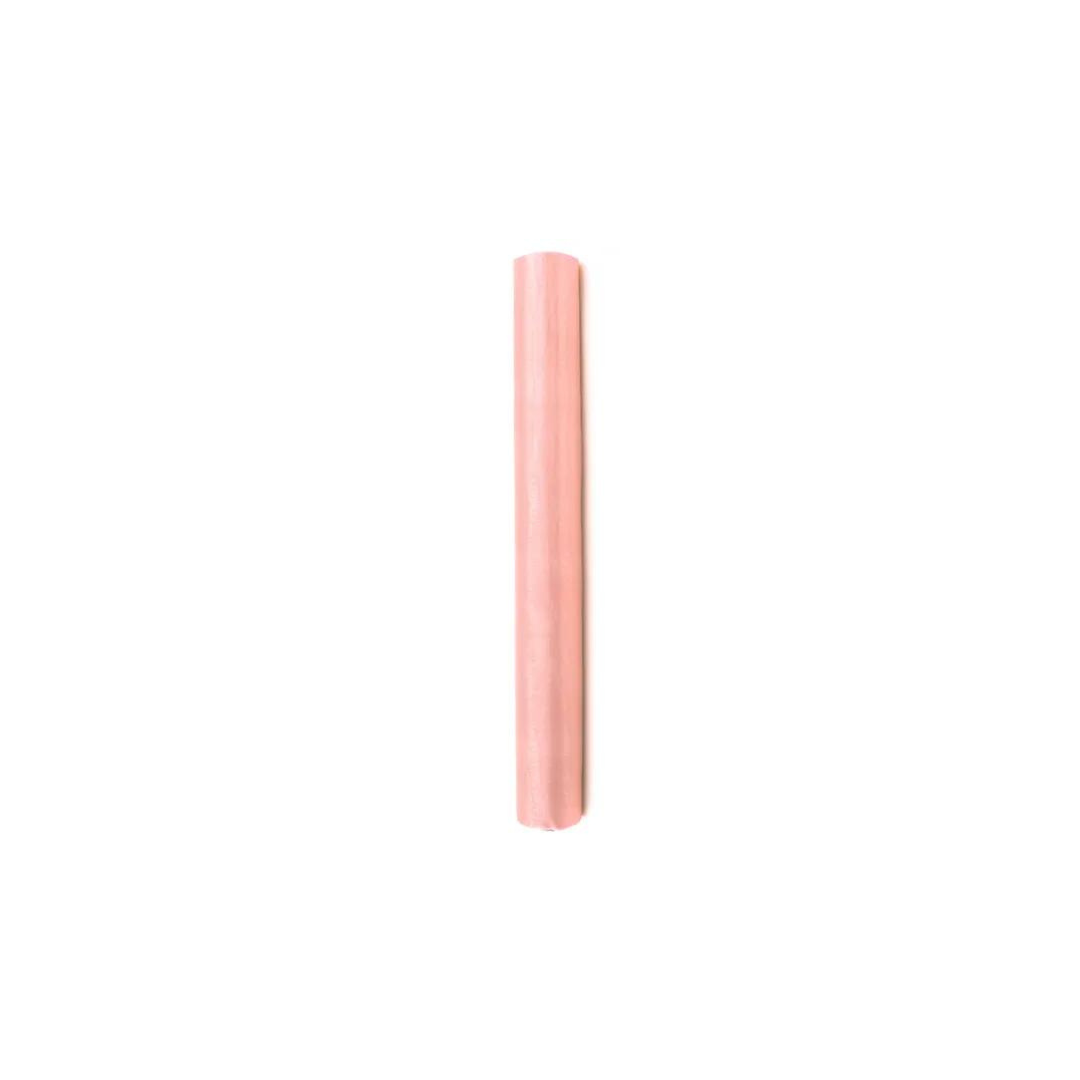 Partydeco Sateng bleikt pink 0,36x9m