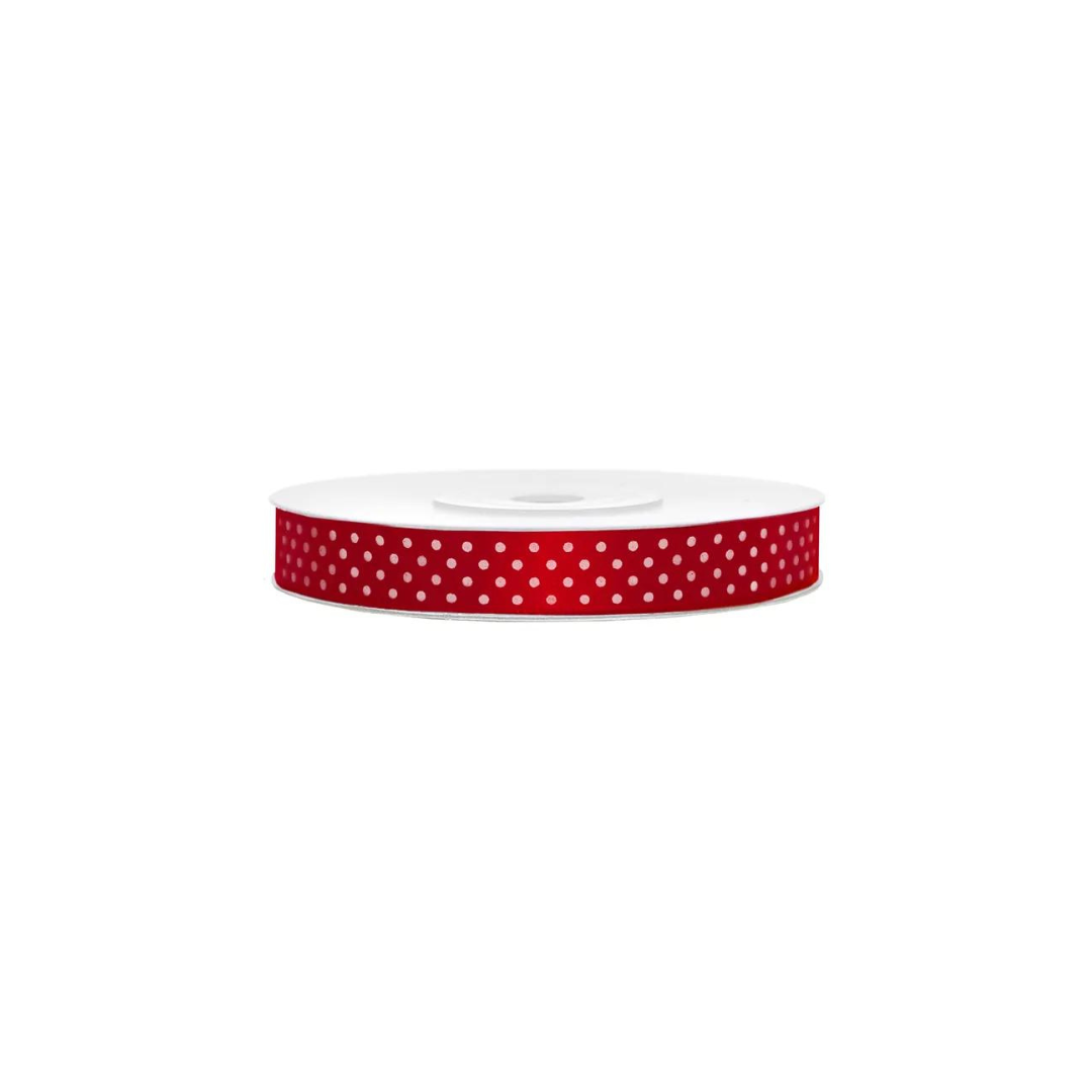 Partydeco Siffongband reytt 12mm/25m