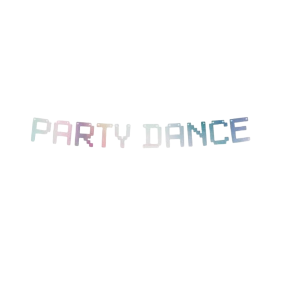 Partydeco Bannari Holo iridesc. 9.5x130cm