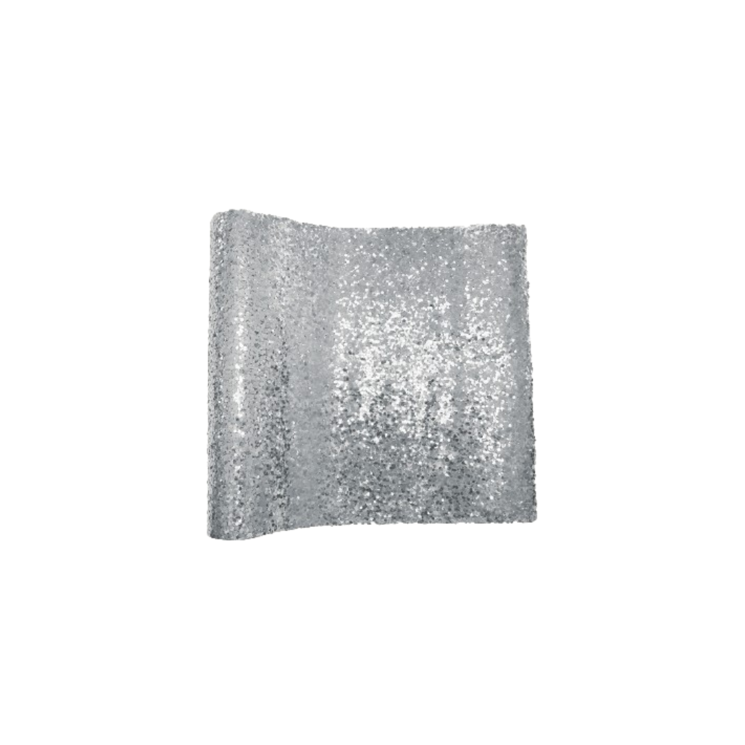 Borðrennari Palliett silvur B28cm 3m