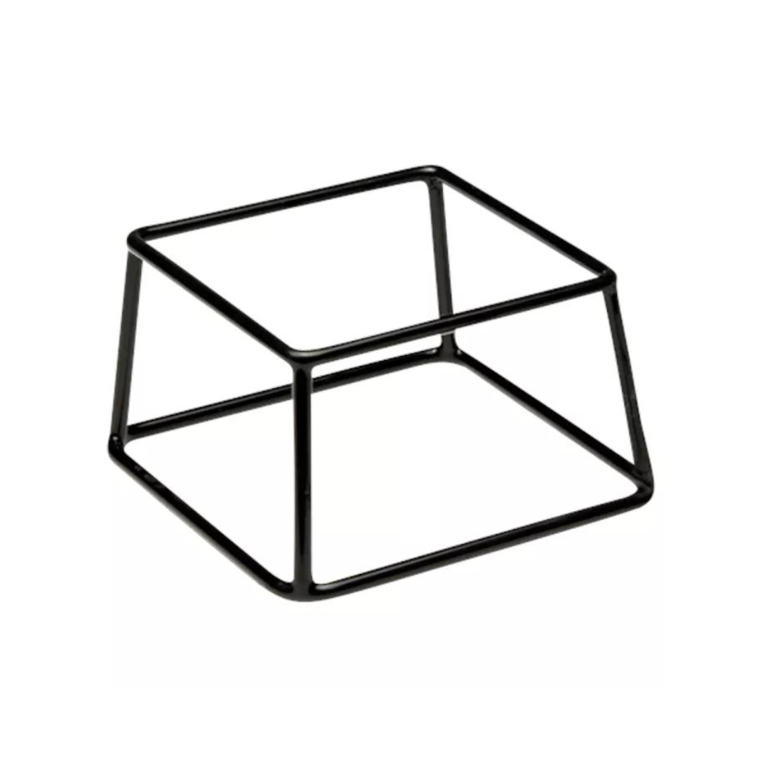 Buffetstandari Multi svartur v/gummi 18x18x10cm