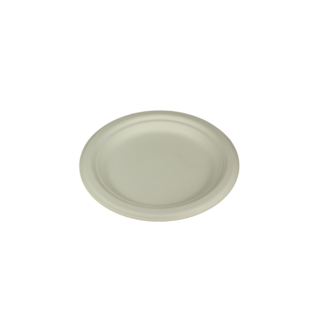 Tallerkar 25,5cm Bagasse Kompost 125stk|Kar/4