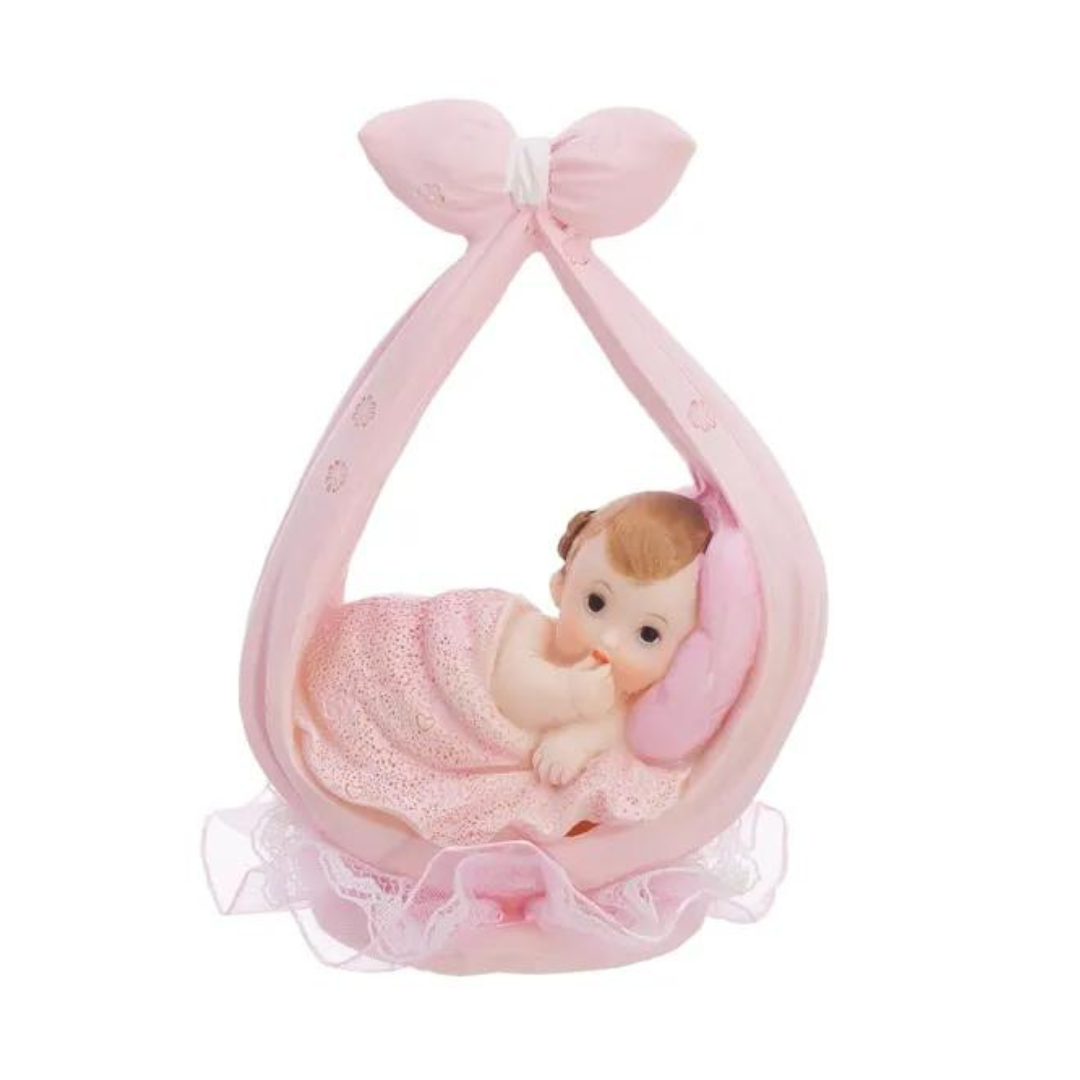 Partydeco Figur genta í teppi pink 11cm 1stk