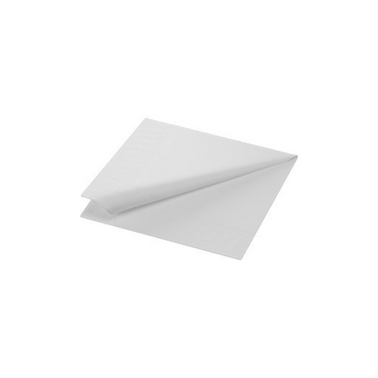 Duni 1-lag serv.33cm 600stk|Kart/7 Hvítt