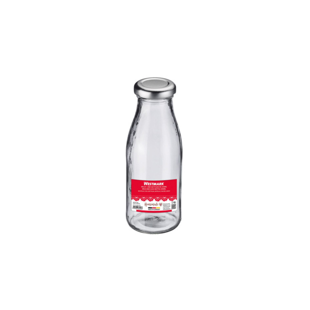 Westmark Fløska 25cl glas v/proppi Ø6 H16