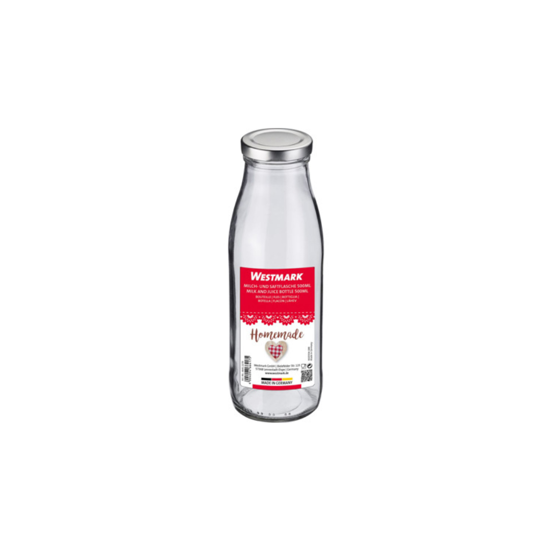 Westmark Fløska 50cl glas v/proppi ø6,7 h20