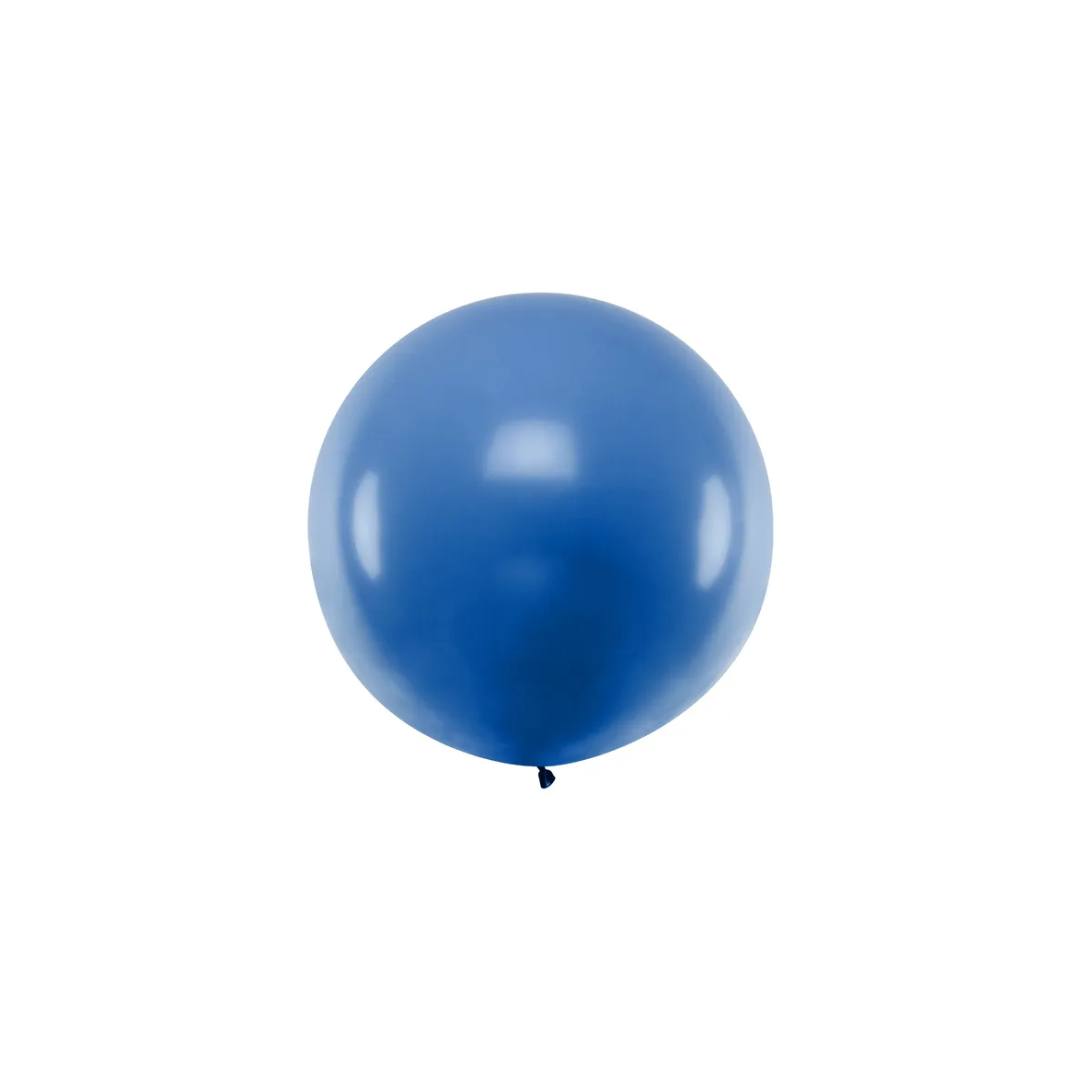Ballón rund 1m Pastel blá