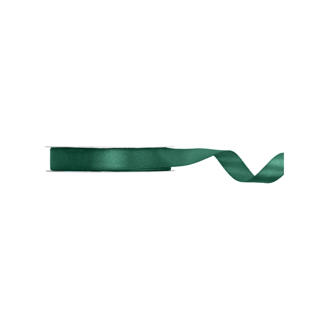 Satin band Fløsku grønt 12mm/25m